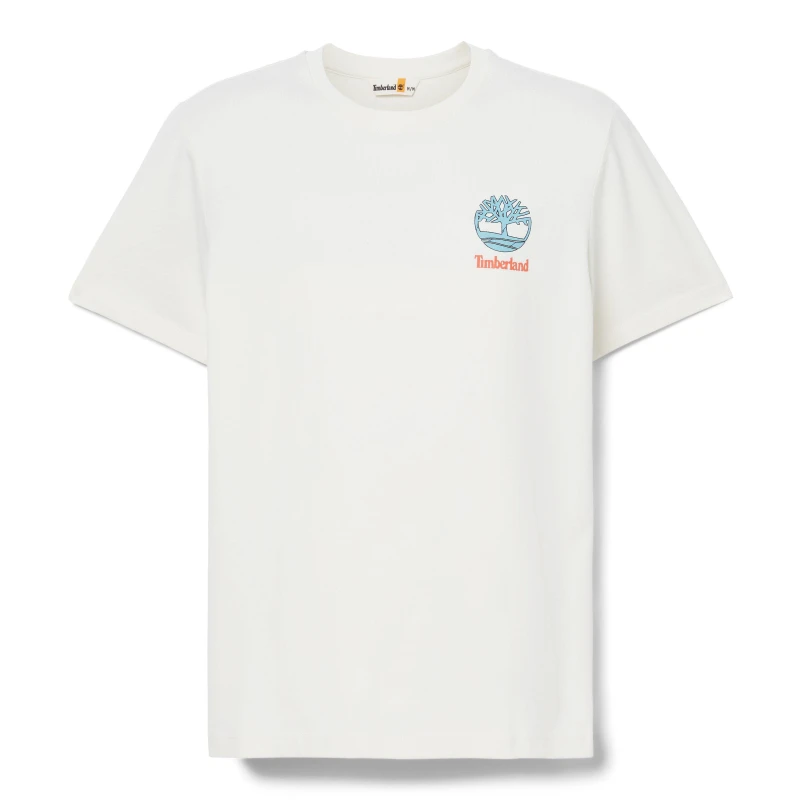 Image of Timberland Graphic Short Sleeve T-Shirt - White White S