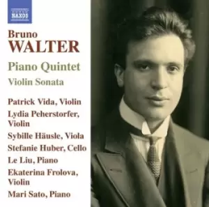 Image of Bruno Walter: Piano Quintet/Violin Sonata