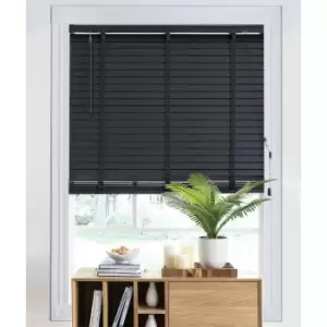Image of 50mm Wood Venetian Blind - Slate - 100x160cm