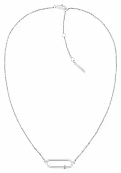 Image of Calvin Klein 35000185 Elongated Oval Stainless Steel Jewellery