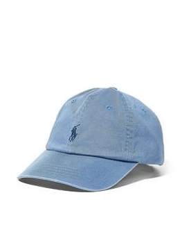 Image of Polo Ralph Lauren Cotton Chino Sport Baseball Cap - Light Blue