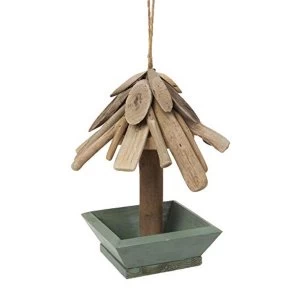 Image of Wooden Bird Feeder 25cm