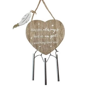 Image of Thoughts of You Heart Windchime - Always Angel (One Random Supplied)