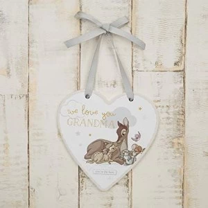 Image of Disney Magical Beginnings Bambi Plaque - Grandma