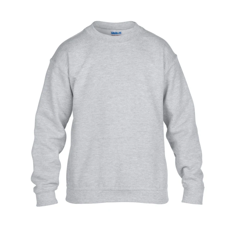 Image of Gildan GD56B girls's Children's sweater in Grey