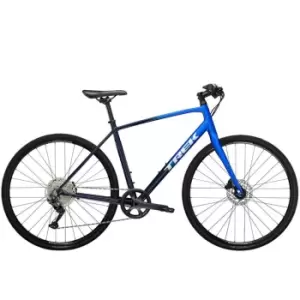 Image of Trek FX 3 Disc 2022 Hybrid Bike - Blue