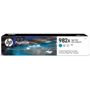 Image of HP 982X Pagewide Cyan Ink Cartridge