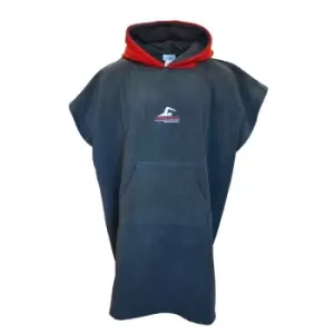 Image of SwimTech Microfiber Poncho Grey/Red Adult