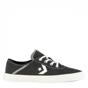 Image of Converse Ox Costa Canvas Trainers Ladies - Black/White