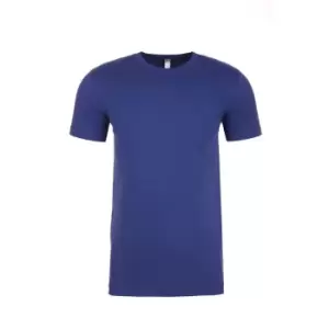 Image of Next Level Adults Unisex Suede Feel Crew Neck T-Shirt (S) (Royal Blue)