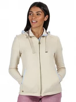 Image of Regatta Ramana Full Fleece Hoodie - Vanilla, Vanilla, Size 18, Women