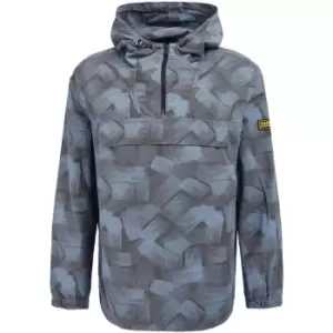 Image of Barbour International Stroke Print Overshirt - Grey