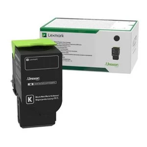 Image of Lexmark 78C20K0 Black Laser Toner Ink Cartridge