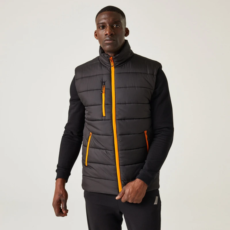 Image of Regatta Regatta Men Navigate' Thermal Bodywarmer in Orange Size: large Orange L Male 5063019697543