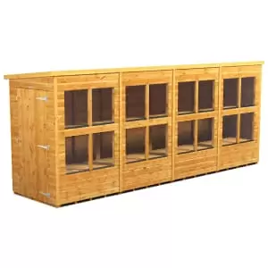 Image of Power Sheds 16 x 4ft Pent Shiplap Dip Treated Potting Shed