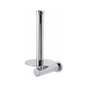 Image of Wall Mounted Chrome Infinity Spare Toilet Roll Holder - Chrome