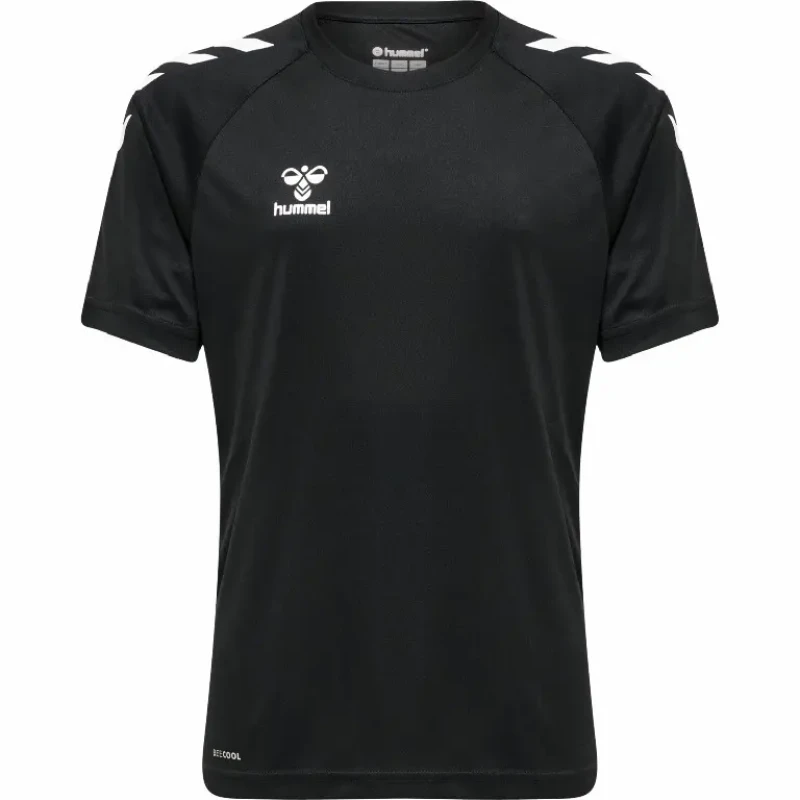 Image of Hummel Core Training Poly T Shirt Junior Black male 5-6 (XS)
