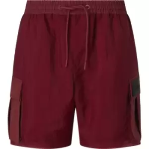 Image of Calvin Klein Jeans Mesh Ripstop Cargo Short - Red