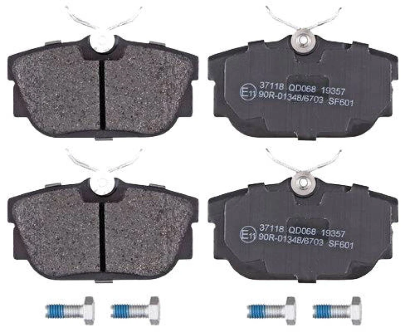 Image of A.B.S. 37118 Brake pad set without integrated wear sensor Brake Pad Set,disc brake (402)