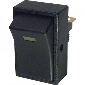 Image of SCI Car toggle switch R13 207L SQ YELLOW 12VDC 12 Vdc 20 A 1 x OffOn latch