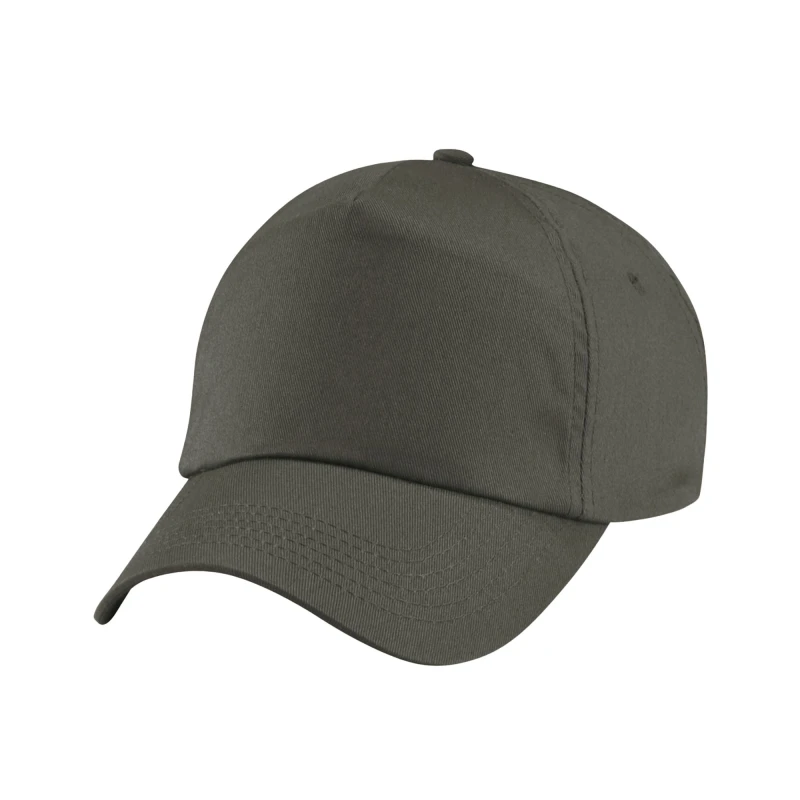 Image of Beechfield Original 5 Panel Cap in Olive Olive Unisex One Size