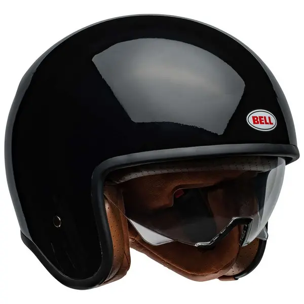Image of Bell Tx 501 Black Open Face Helmet Size XS
