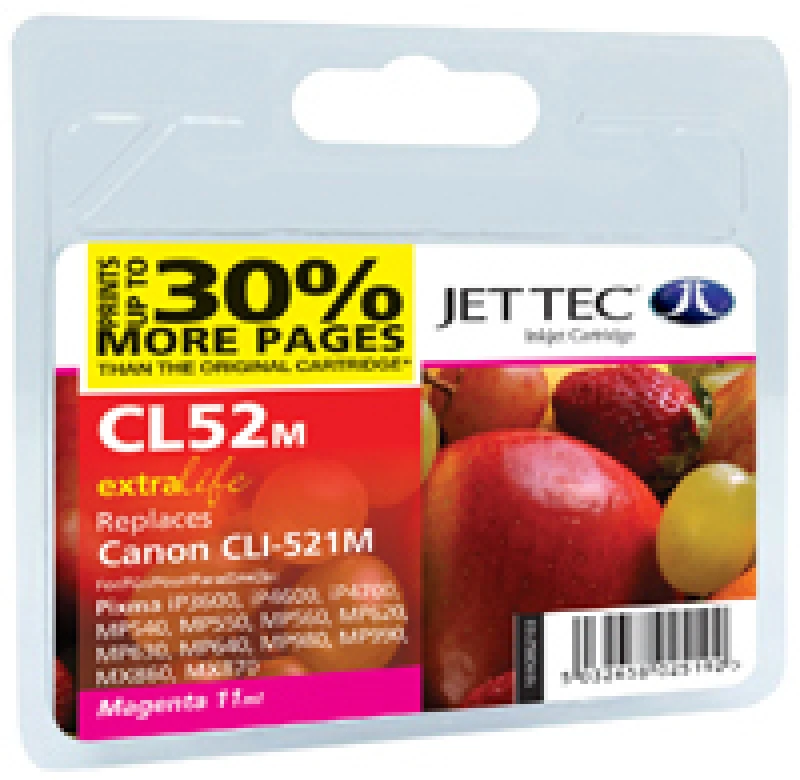 Image of Jet Tec CL52M ink cartridge Magenta