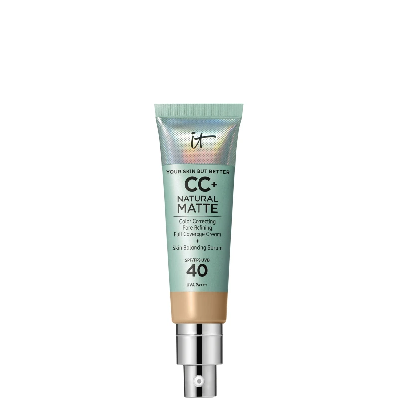 Image of IT Cosmetics Your Skin But Better CC+ Natural Matte 32 ml (Various Shades) - Medium Tan