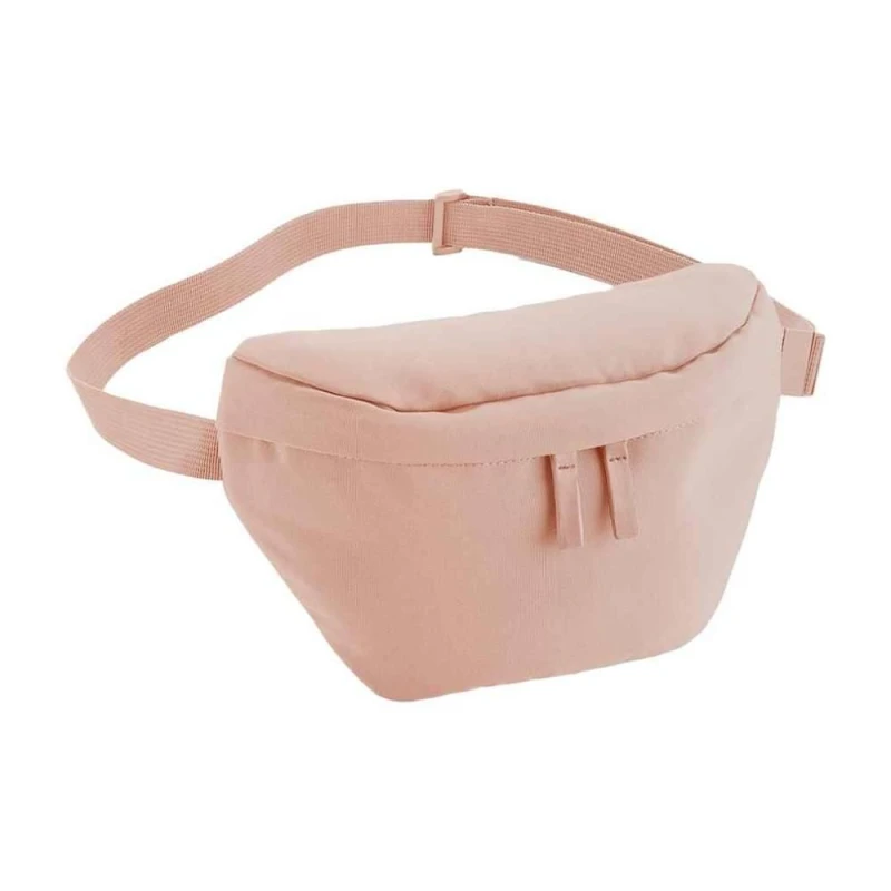 Image of Bagbase Simplicity Waist Bag in Peach Peach Unisex One Size