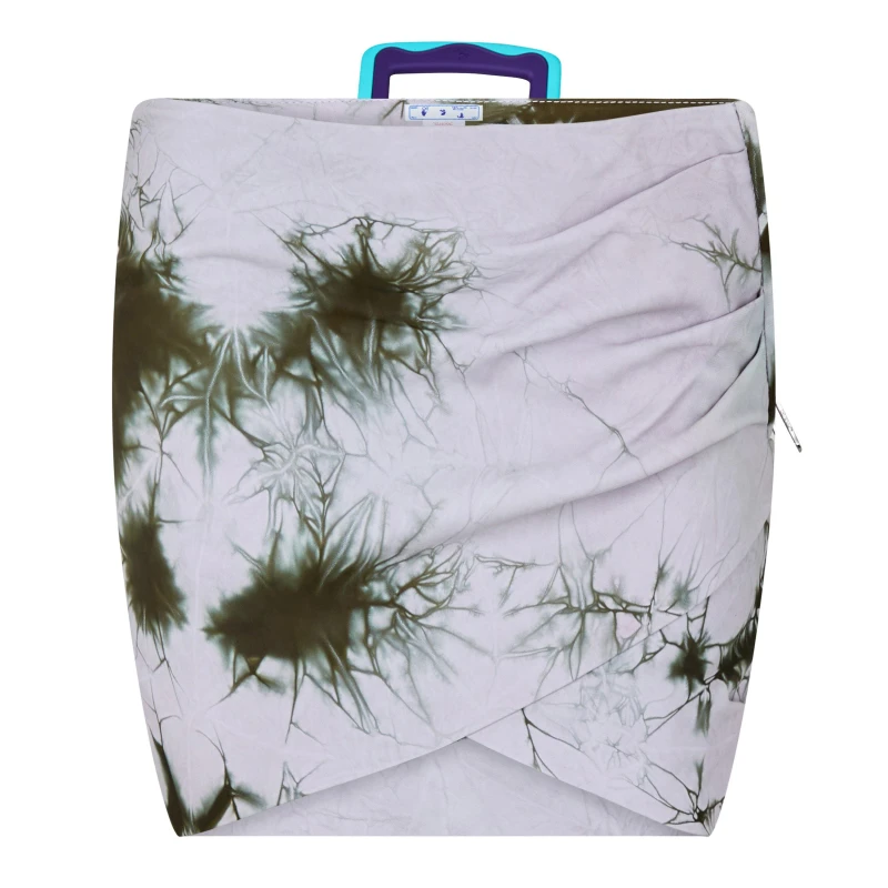 Image of Off White Womens Leather Mini Skirt Lilac female 8 (XS)