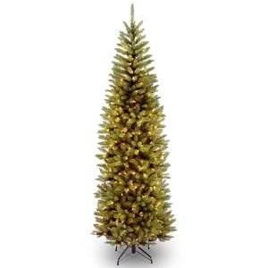Image of National Tree Company Kingswood Fir 250-LED Christmas Tree - 6.5ft