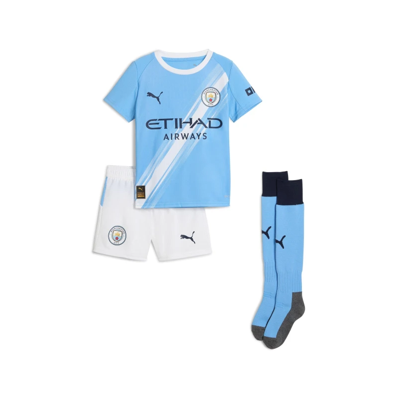 Image of Puma Manchester City Mini Kit 2025 2026 Infants Blue male 2-3 Yrs