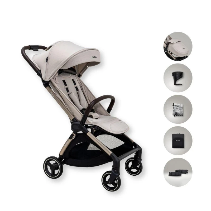 Image of JoviKids JoviKids Ayla Stroller - Dawn Beige Pushchairs 1 Beige 73825090027
