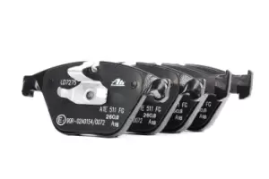Image of ATE Brake pad set BMW 13.0470-7275.2 34112449266,34116775314,34116850885