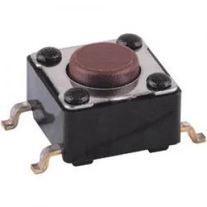 Image of Pushbutton 12 V DCAC 0.05 A 1 x OffOn Mentor 1