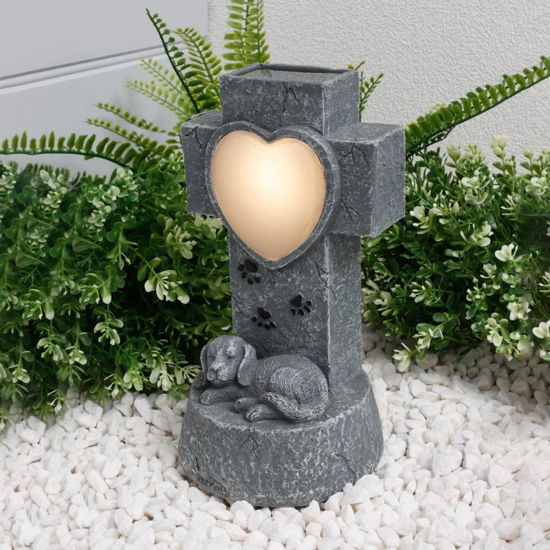 Image of Gardenwize Solar Dog Memorial Light