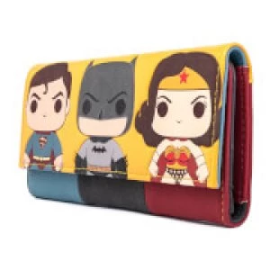 Image of Loungefly DC Comics Pop Trio Wallet