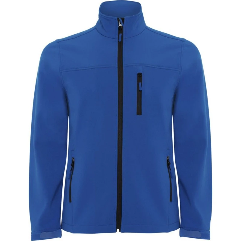 Image of ROLY ROLY Men Antartida Soft Shell Jacket in Blue Size: Small Blue S Male 5063470457434