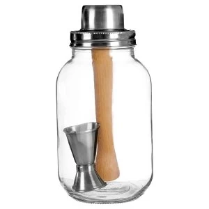 Image of Premier Housewares Glass Cocktail Jar - 3 Piece