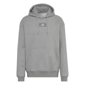Image of adidas Essentials FeelVivid Cotton Fleece Drop Shoulder H - Grey