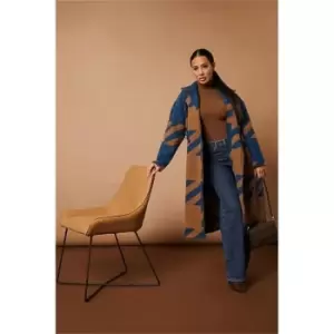 Image of I Saw It First Dark Wash Split Hem Flare Jeans - Blue