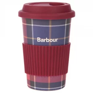 Image of Barbour Tartan Travel Mug Red/Navy One