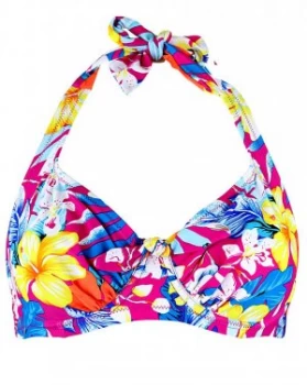 Image of Pour Moi Heatwave Halter Underwired Top