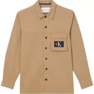 Image of Calvin Klein Jeans Utility Overshirt - Brown