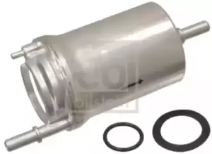Image of FEBI BILSTEIN Fuel Filter 101316 VW,AUDI,SKODA,Golf IV Schragheck (1J1),Golf V Schragheck (1K1),POLO (9N_),TOURAN (1T1, 1T2),GOLF PLUS (5M1, 521)