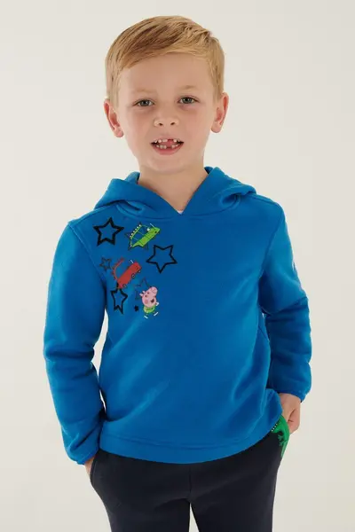 Image of Regatta Overhead 'Peppa Pig' Hoody Aqua