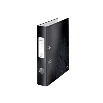 Image of 180 WOW Laminated Lever Arch File 50 MM A4. Black - Outer Carton of 10