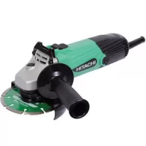 Image of Hitachi 580W 110V 115mm Corded Angle Grinder G12Ss/cd