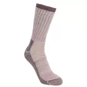 Image of Trespass Womens/Ladies Springer Hiking Boot Socks (1 Pair) (6/9 UK) (Fig Marl)