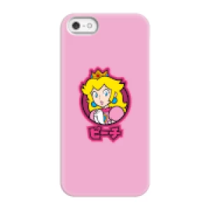 Image of Nintendo Super Mario Peach Kanji Phone Case - iPhone 5/5s - Snap Case - Matte